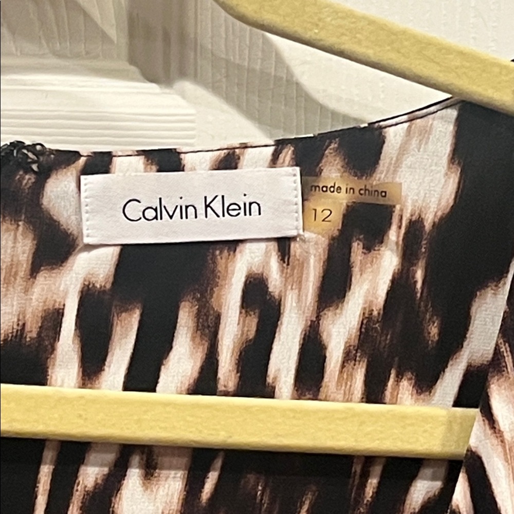 Calvin Klein animal print Patterned Dress - Picture 2 of 6